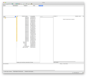 werbeagentur screenshot filezilla anwendung Screenshot filezilla anwendungsfenster