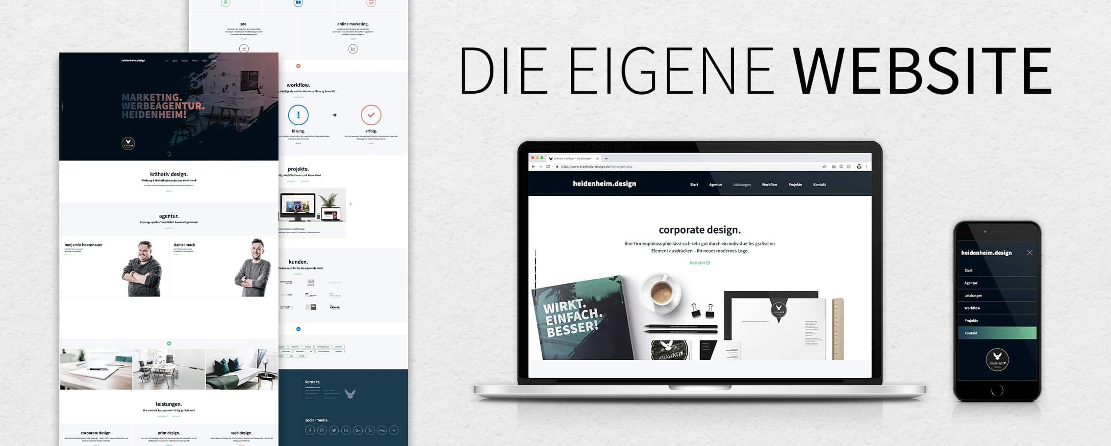 placeholder Die eigene Website