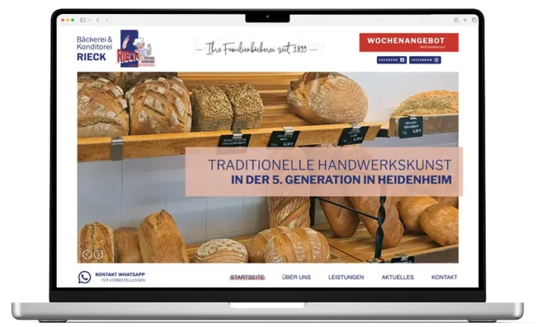 werbeagentur heidenheim referenz baeckerei konditorei rieck Krähativ - werbeagentur heidenheim - referenz - bäckerei und konditorei rieck
