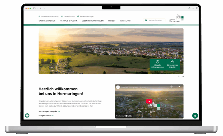 werbeagentur heidenheim referenz gemeinde hermaringen Krähativ - werbeagentur heidenheim - referenz - gemeinde hermaringen