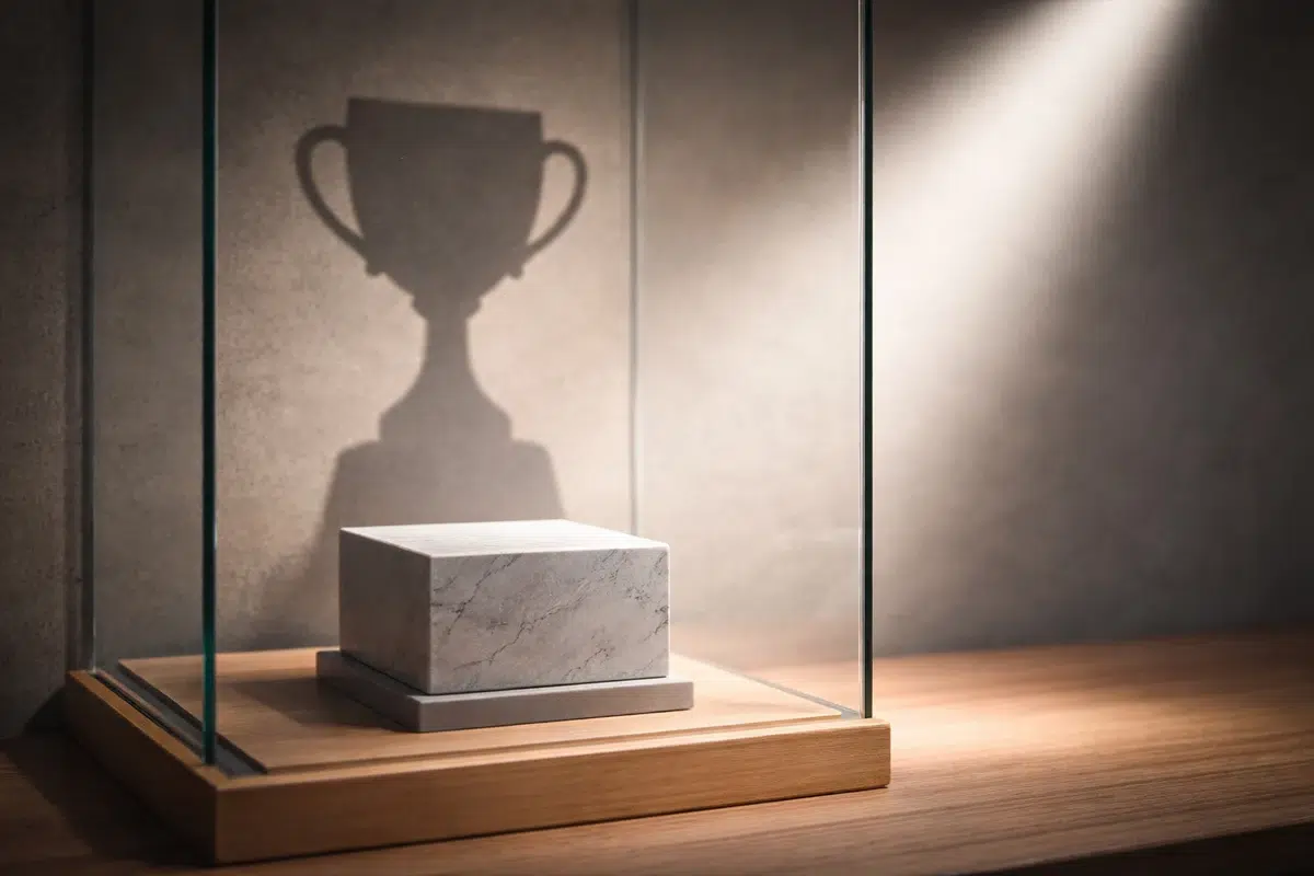 Leerer Sockel, starker Schatten – ein Statement gegen Preis-Jagd